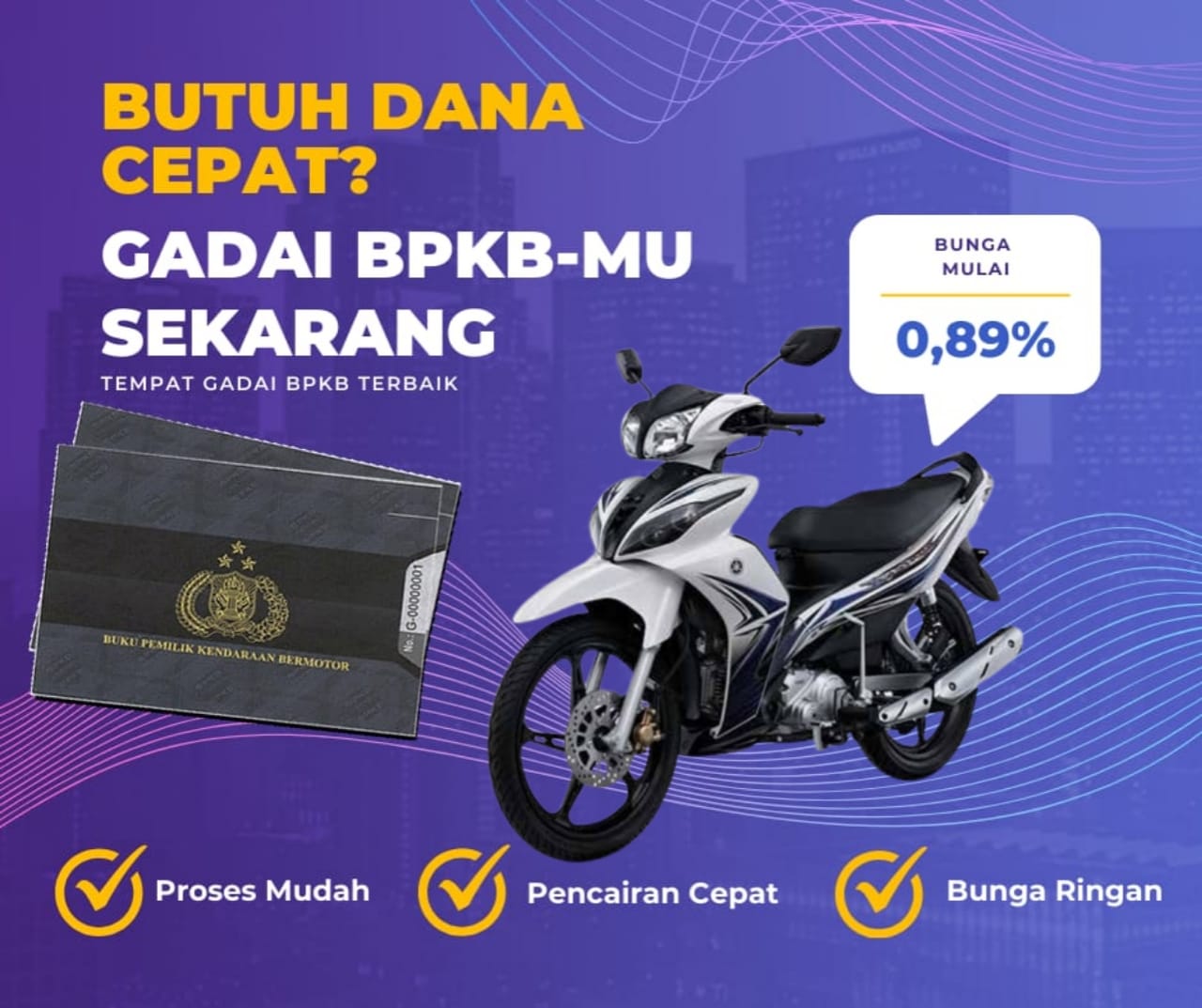 Kredit Jaminan Bpkb Motor Yamaha Jupiter Z Sw Dapat Dana Berapa? Seperti Ini Simulasinya